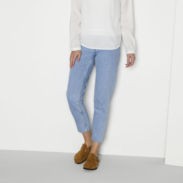 Birkenstock Boston Soft Footbed Suede Leather Mink - 图片 11