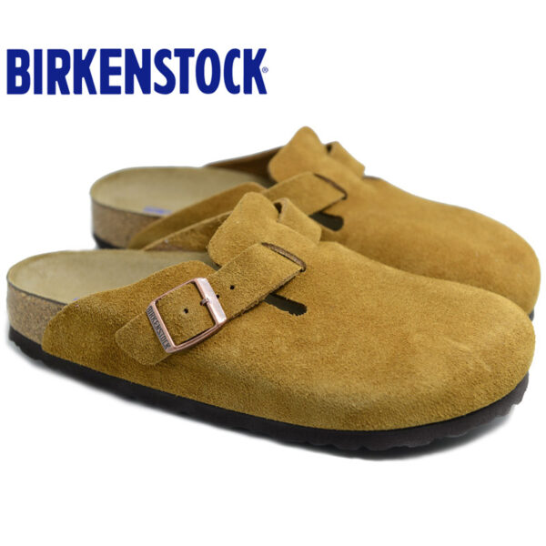 Birkenstock Boston Soft Footbed Suede Leather Mink - 图片 5