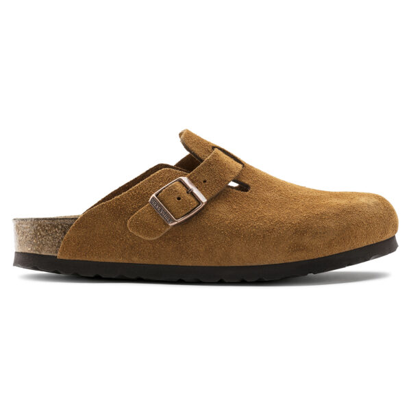 Birkenstock Boston Soft Footbed Suede Leather Mink - 图片 3