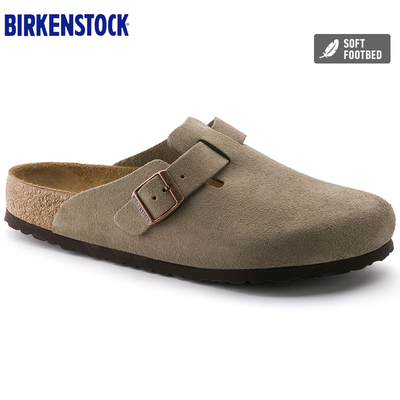 Birkenstock Boston Soft Footbed Suede Leather
