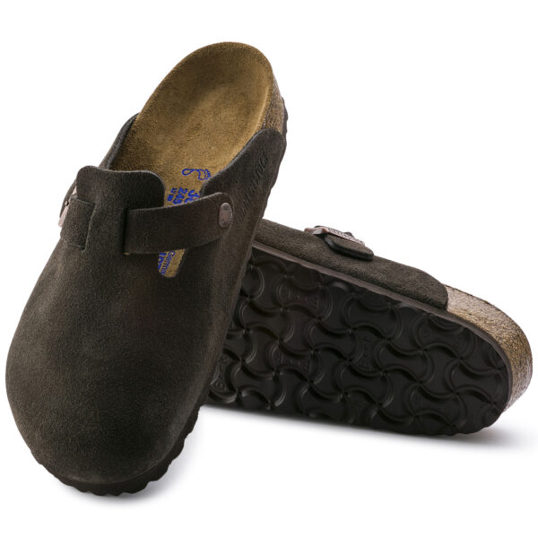 Birkenstock Boston Soft Footbed Suede Leather Mocca - 图片 3