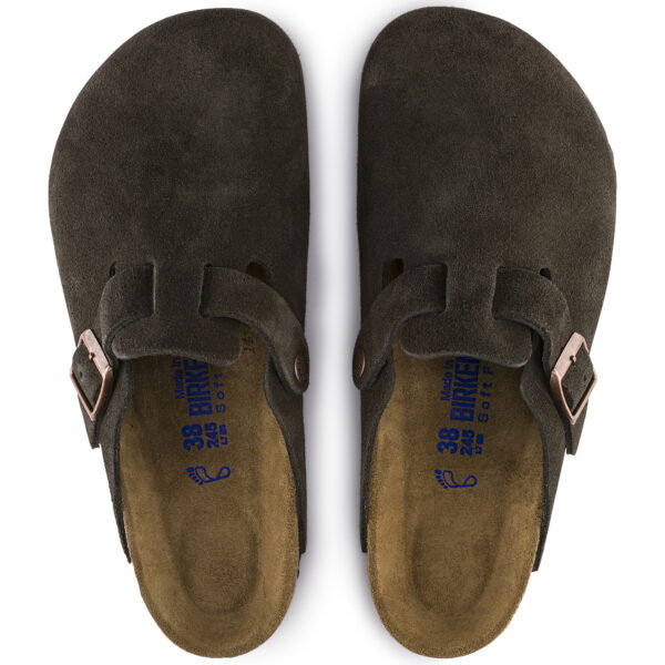 Birkenstock Boston Soft Footbed Suede Leather Mocca - 图片 2