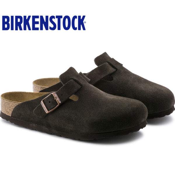 Birkenstock Boston Soft Footbed Suede Leather Mocca - 图片 11