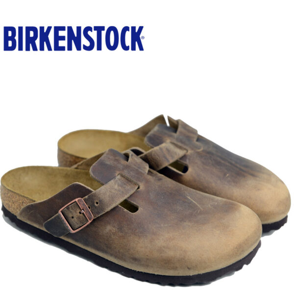 Birkenstock Boston Oiled Leather Tabacco Brown - 图片 4