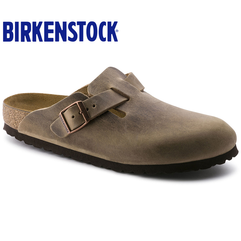 Birkenstock Boston Oiled Leather Tabacco Brown