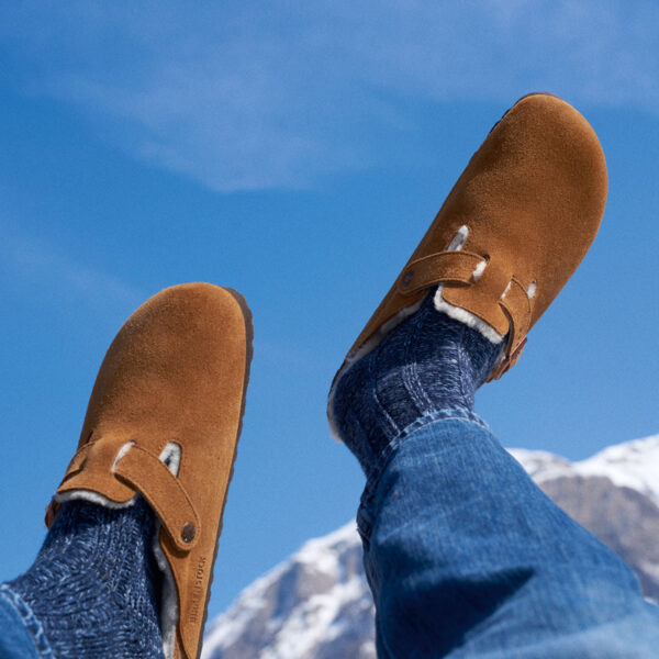 Birkenstock Boston Shearling Suede Leather - 图片 12