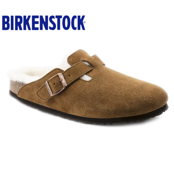 Birkenstock Boston Shearling Suede Leather - 图片 13
