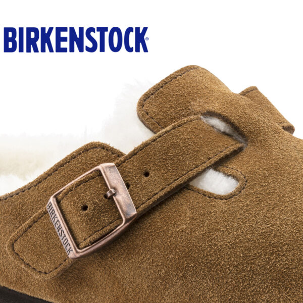 Birkenstock Boston Shearling Suede Leather - 图片 15