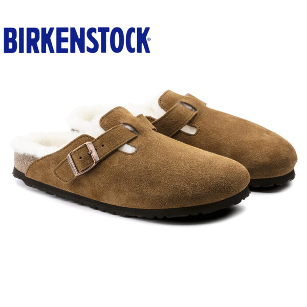 Birkenstock Boston Shearling Suede Leather - 图片 16