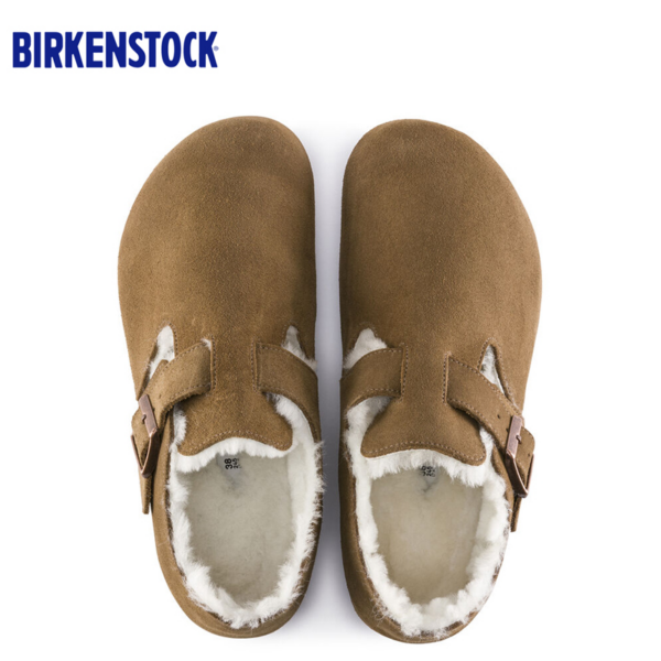 Birkenstock London Shearling Suede Leather - 图片 8