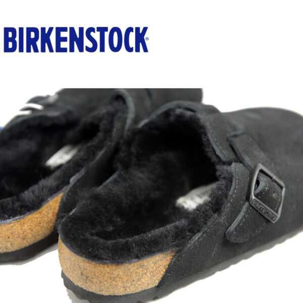 Birkenstock Boston Shearling Suede Leather - 图片 11